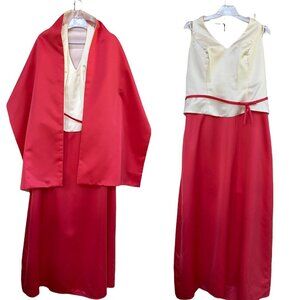 Formal Dress Prom Gown Mother of Bride Bridesmaid Wedding Evening Womens Size XL